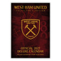 WEST HAM UNITED FC 2027 A3 DELUXE CALENDAR