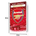 Arsenal FC Any Name Christmas Card With Sticker Sheet