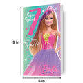Barbie Princess Age 7 Birthday Card