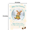 Peter Rabbit Baby's First Christmas Card