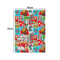 Paw Patrol Christmas Wrapping Paper 4 Sheets & 4 Tags