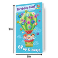 CoComelon Hot Air Balloon Birthday Card