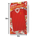 Liverpool FC Football Shirt Birthday Card