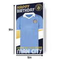 Manchester City FC Shirt Birthday Card