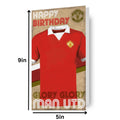 Manchester United FC Shirt Birthday Card
