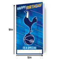 Tottenham Hotspur Personalise Birthday Card Using Included Sticker Pack