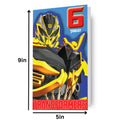 Transformers '6 Today' 6th Birthday Card