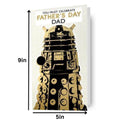 Doctor Who Dalek Father's Day Card