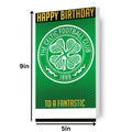 Celtic FC Personalise Any Relation With Included Sticker Sheet Birthday Card