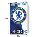 Chelsea FC Crest Birthday Card