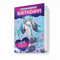 Hatsune Miku Lenticular Birthday Card