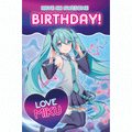 Hatsune Miku Lenticular Birthday Card