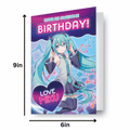 Hatsune Miku Lenticular Birthday Card
