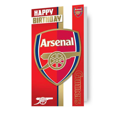 Arsenal FC Crest 'Gunners' Birthday Card