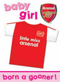 Arsenal FC New Baby Girl Card