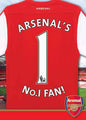 Arsenal FC 'No.1' Fan Birthday Card