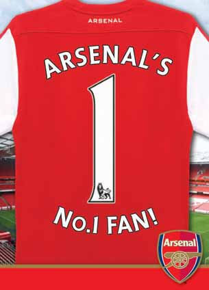 Arsenal Birthday Card