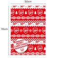 Arsenal FC Christmas Wrap 2 Sheet 2 Tag