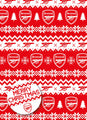 Arsenal FC Christmas Wrap 2 Sheet 2 Tag