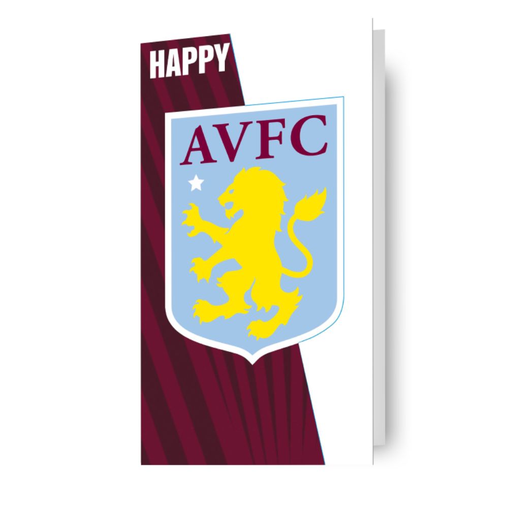 Aston Villa FC Crest Verjaardagskaart