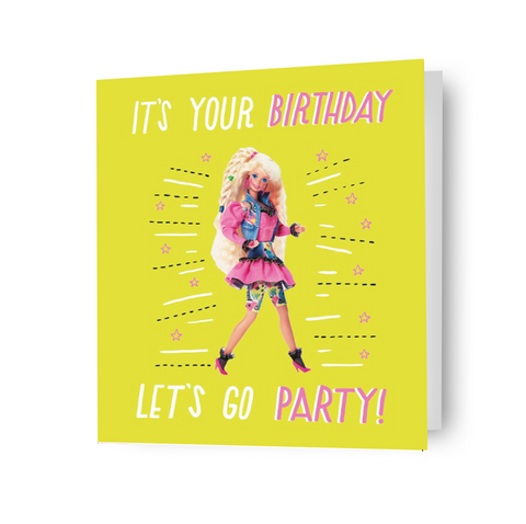 Barbie 'Let's Go Party!' Birthday Card