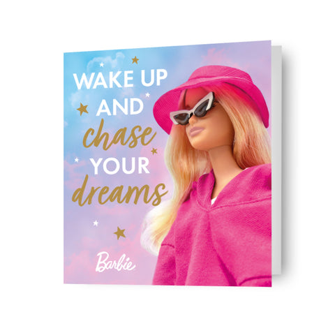 Barbie 'Chase Your Dreams' Birthday Card