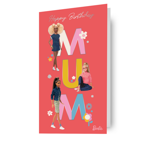 Barbie 'Mum' Birthday Card