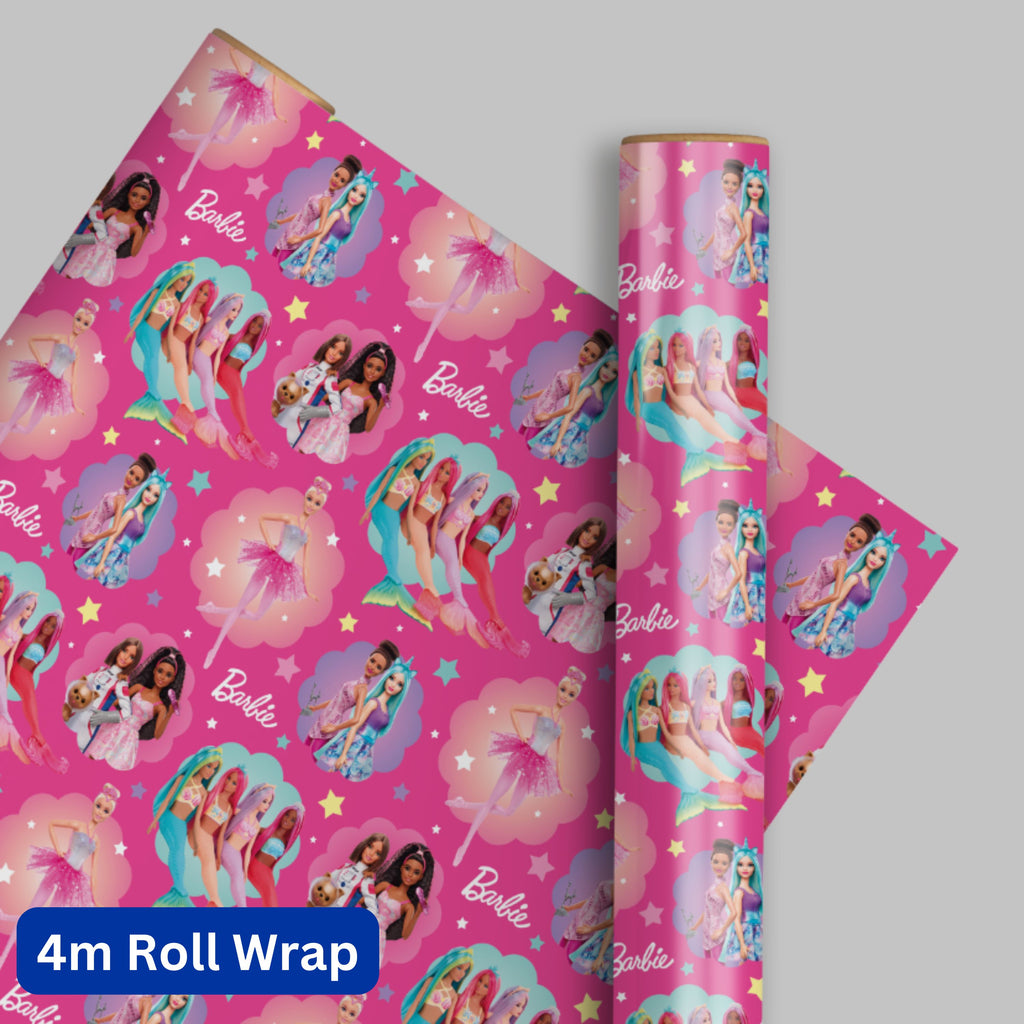 Barbie Wrapping Paper 4m Roll