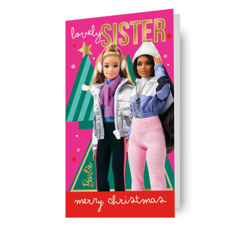 Barbie Sister Christmas Card