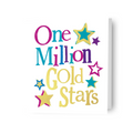 Brightside 'One Million Gold Stars' Congratulations Card