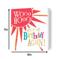 Brightside 'Wooo Hooo' Birthday Card