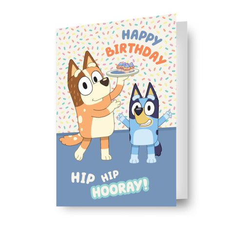 Bluey Birthday Card