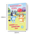 Bluey 'Birthday Girl' Birthday Card