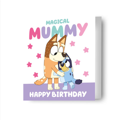 Bluey Mummy Birthday Card