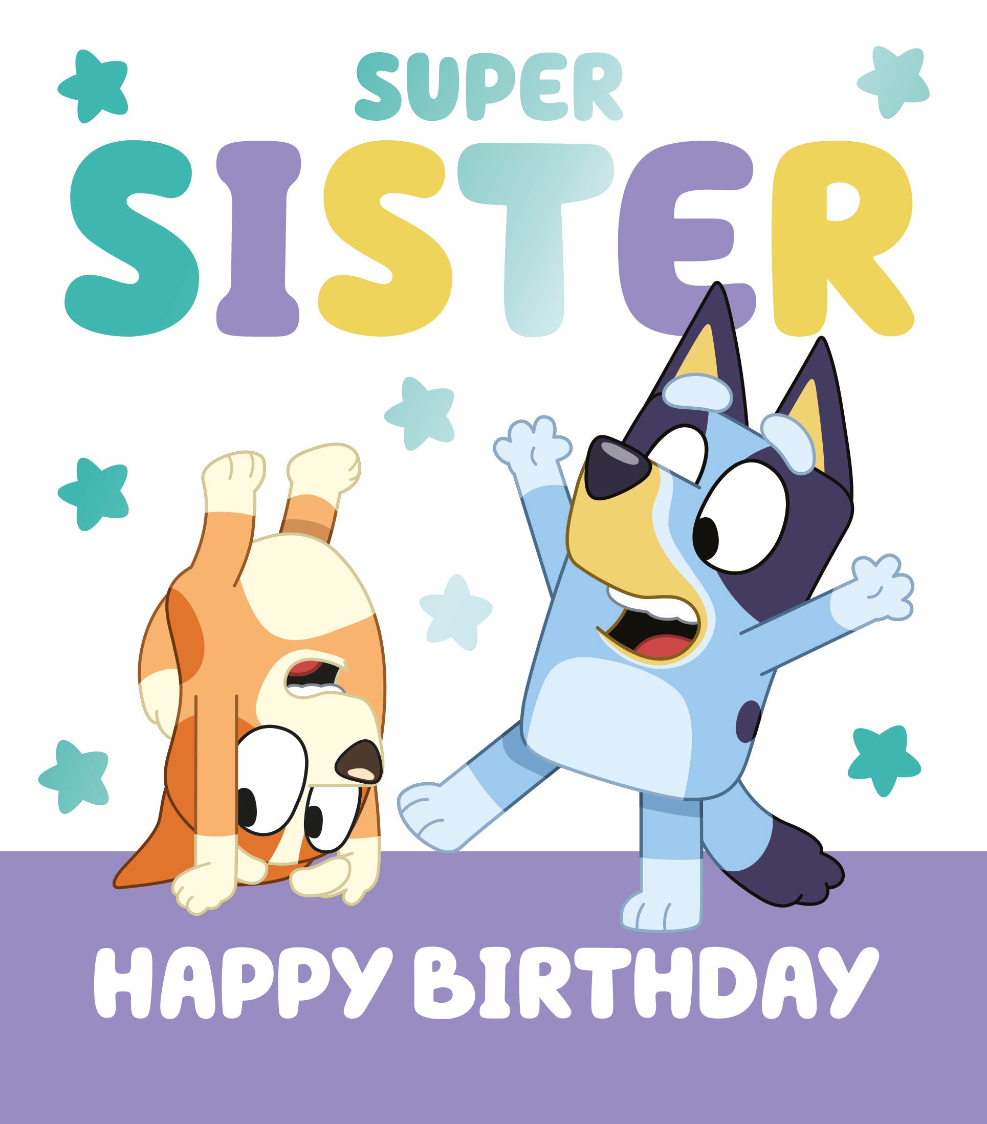 Bluey Sister Birthday Card – Danilo Promotions