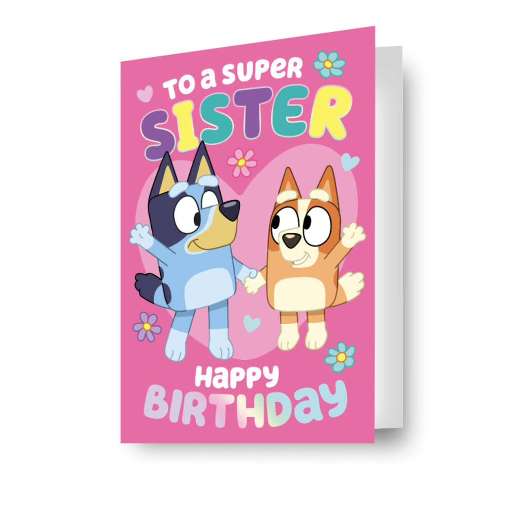 Bluey Sister Birthday Card