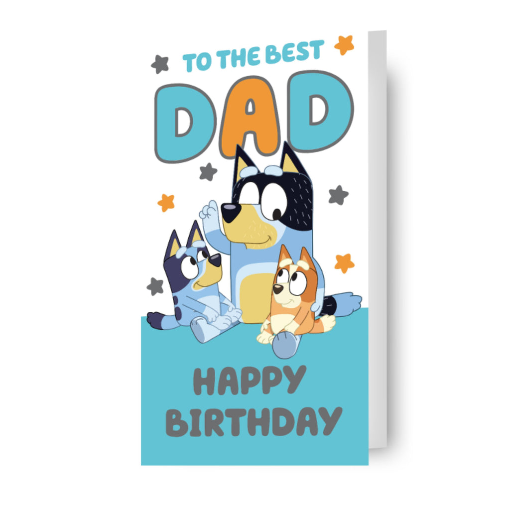 Bluey Dad Birthday Card