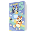 Bluey Age 5 Birthday Card