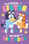 Bluey Sister Birthday Card