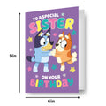 Bluey Sister Birthday Card