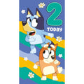 Bluey Age 2 Sticker Birthday Card