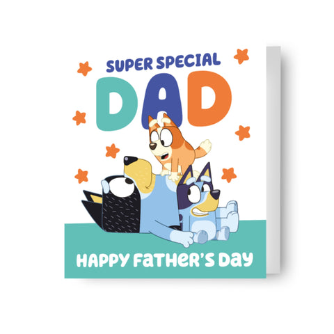 Bluey Dad Father's Day Card