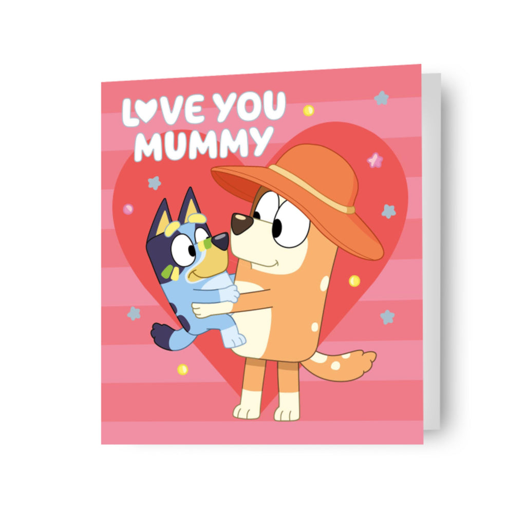 Bluey 'Love You Mummy' Moederdagkaart