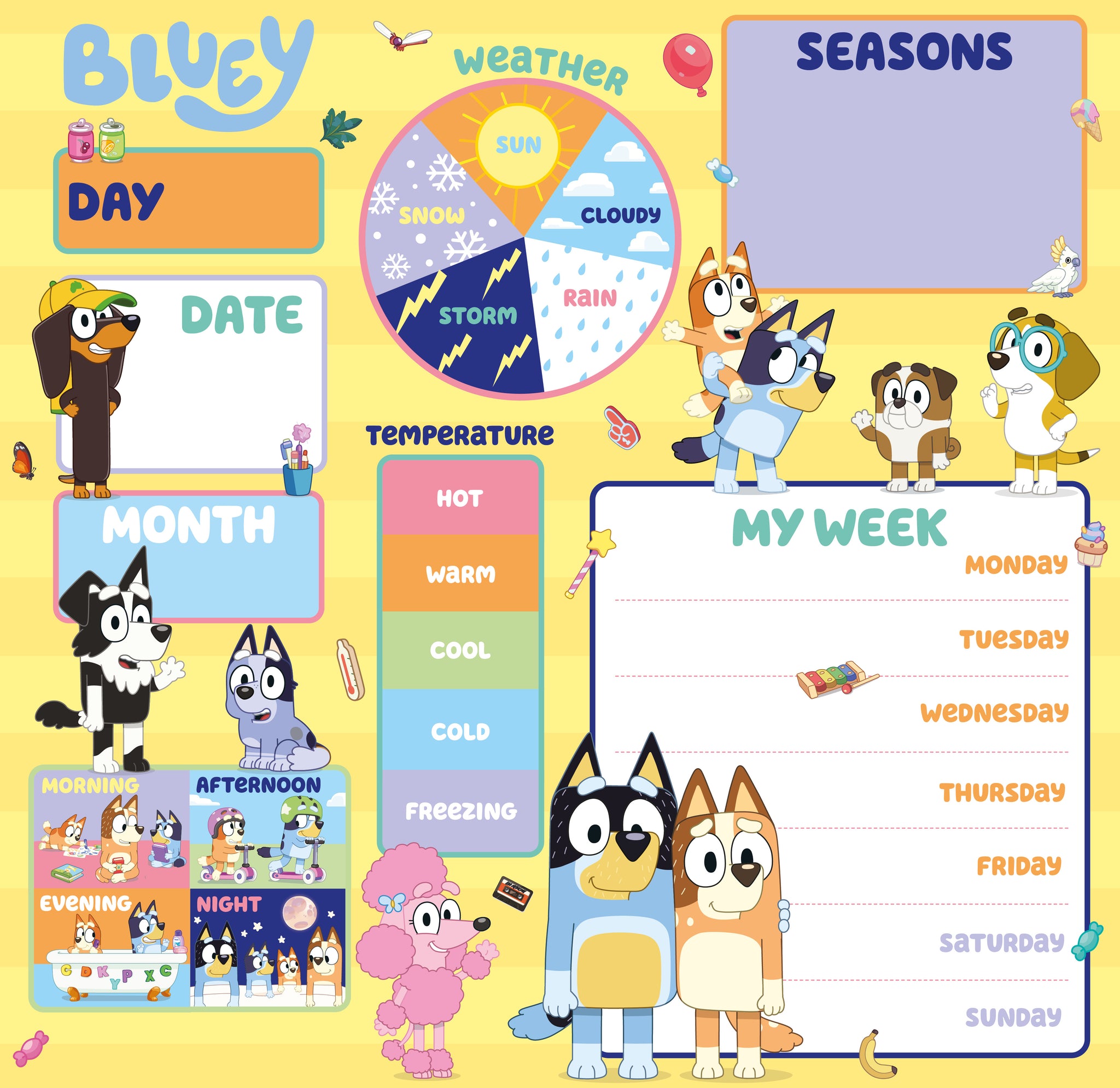 Bluey 2024 Family Organiser Planner Month To View Wall Hang Danilo Promotions bluey-2024-family-organiser-planner-month-to-view-wall-hang-danilo-promotions