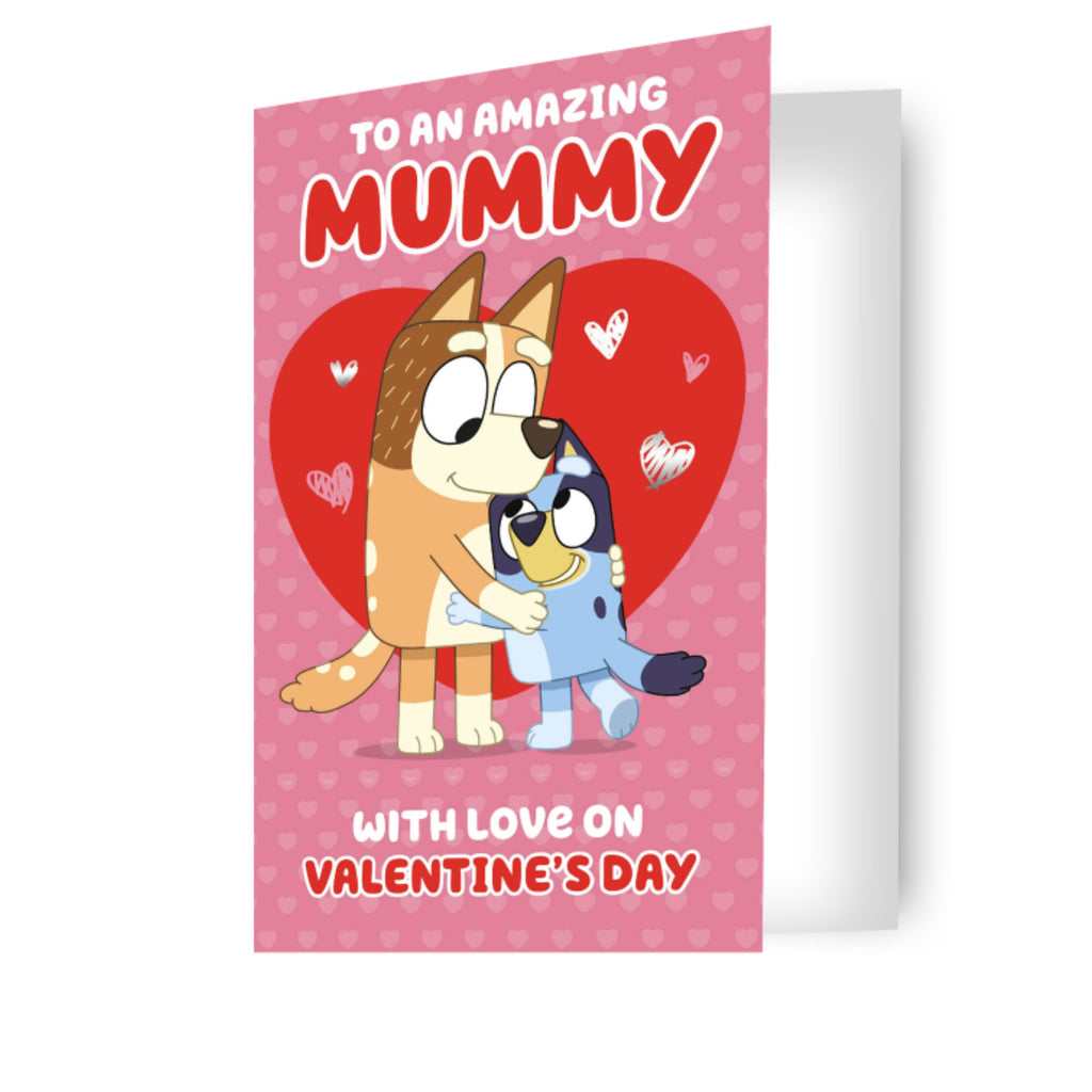 Bluey Mummy Valentine's Day Card