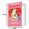 Bluey Mummy Valentine's Day Card