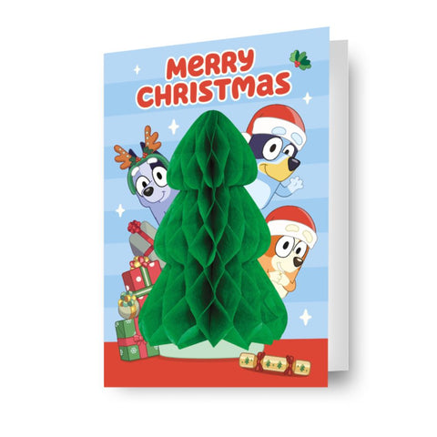 Bluey Pop Up Christmas Card