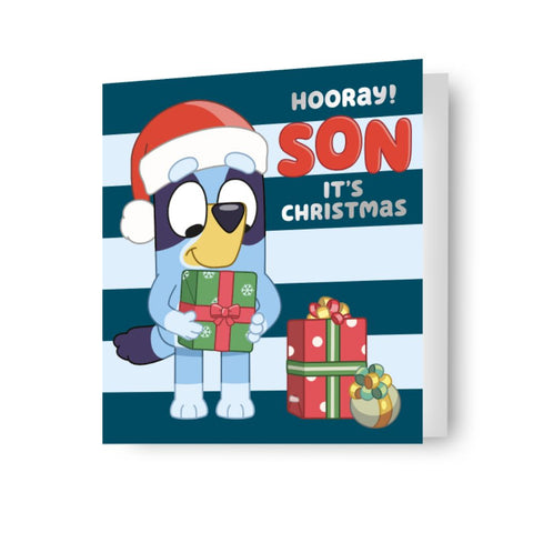 Bluey Son Christmas Card