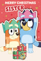 Bluey Sister Christmas Card