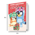 Bluey Sister Christmas Card